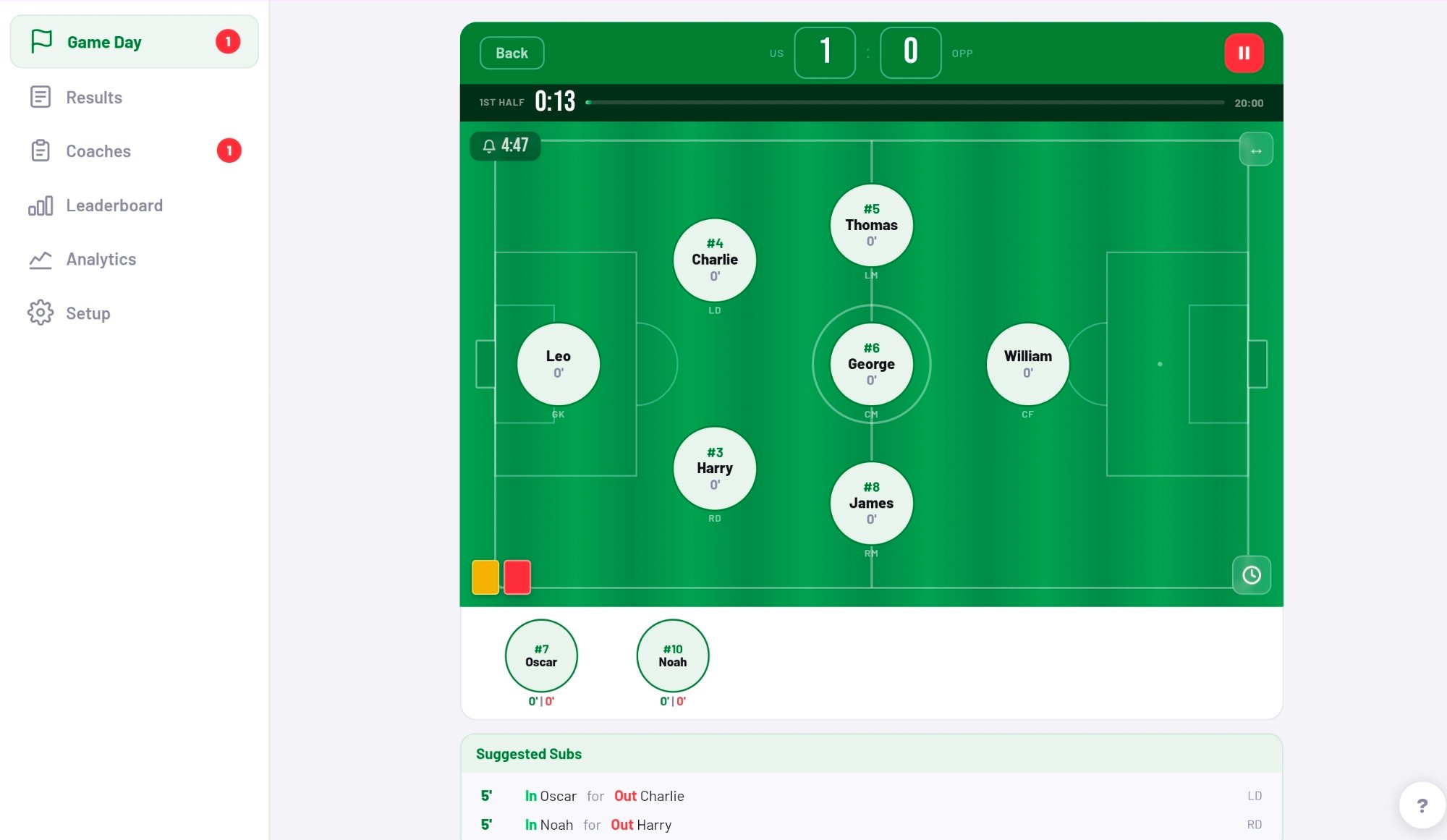 Game Centre desktop view